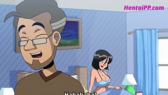 Ajutând Un Fiu Vitreg Să Aibă Orgasm Cu O Milf Cu Țâțe Mari Într-Un Desen Animat Porno.